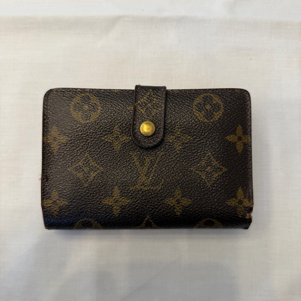 Louis Vuitton Monogram Porte Monnaie Vieille Small Wallet Coin Purse Vintage